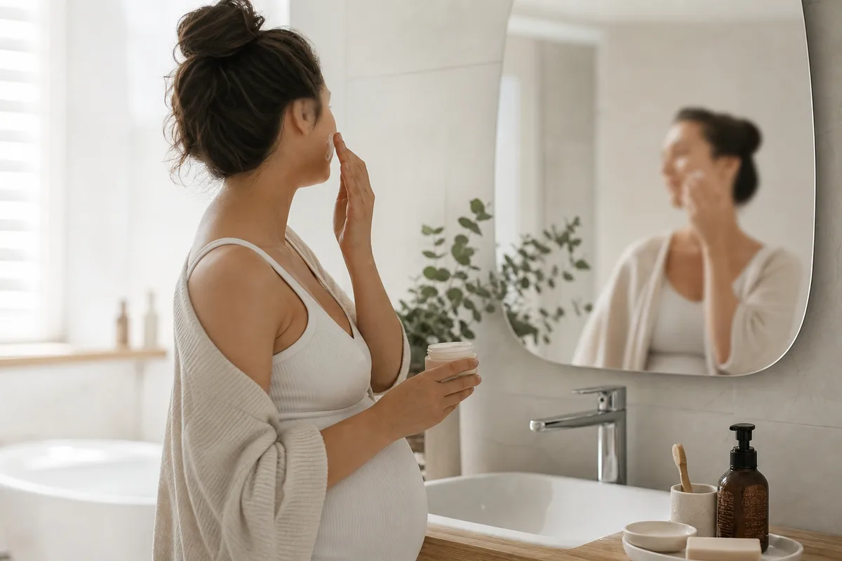 Soin visage naturel grossesse : la routine sans risque
